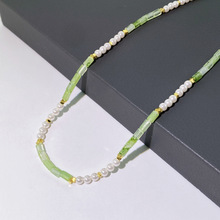 新中式国风复古珍珠手工串珠项链女百搭气质小众设计锁骨链