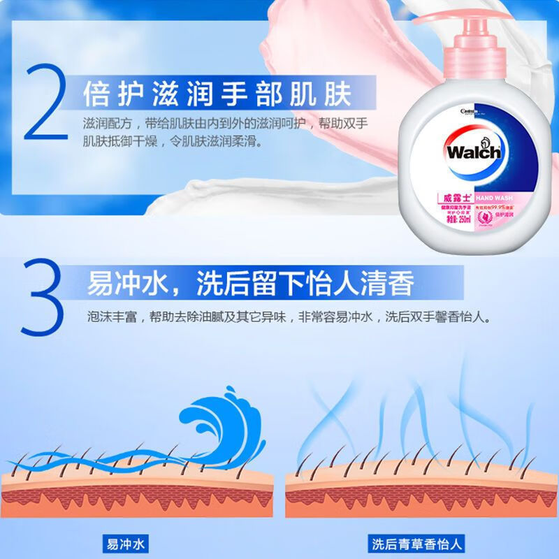威露士洗手液倍护滋润250ml保湿儿童宝宝清洁护手一件代发批发|undefined
