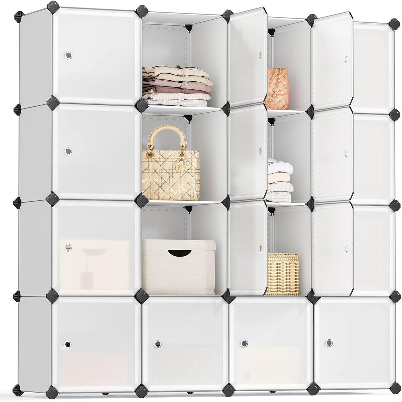 Blanco original esmerilado 16 rejilla con puerta
