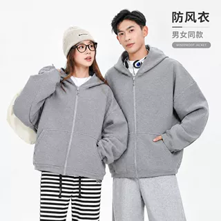重磅男女同款套头连帽情侣运动卫衣秋冬新款开衫美式百搭通勤上衣