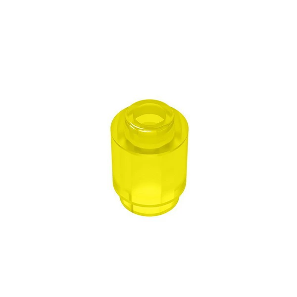 【3062】 1x1 cylindrical transparent yellow 1