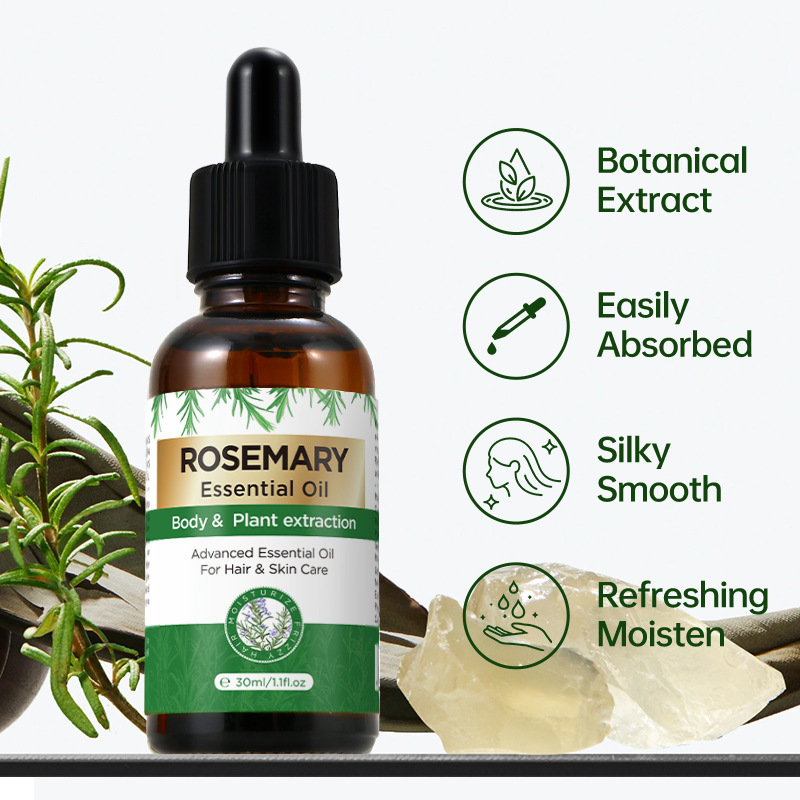 亚马逊跨境Rosemary Essential Oil柔顺保湿迷迭香护发精油批发|undefined