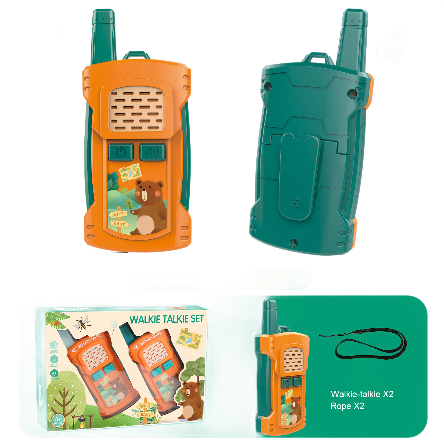 Instrumento de detección de camping transfronterizo juguetes para niños robot observación herramienta de exploración conjunto de regalos de ciencia y educación