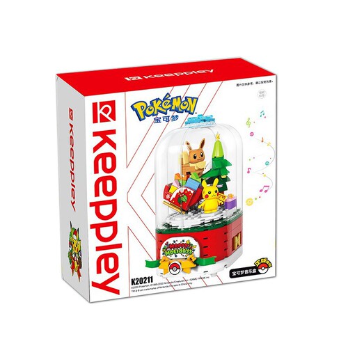 Enlightenment Pokémon Music Box K1 Rotating Music Box Pikachu Children's Toy Assembled Christmas Gift