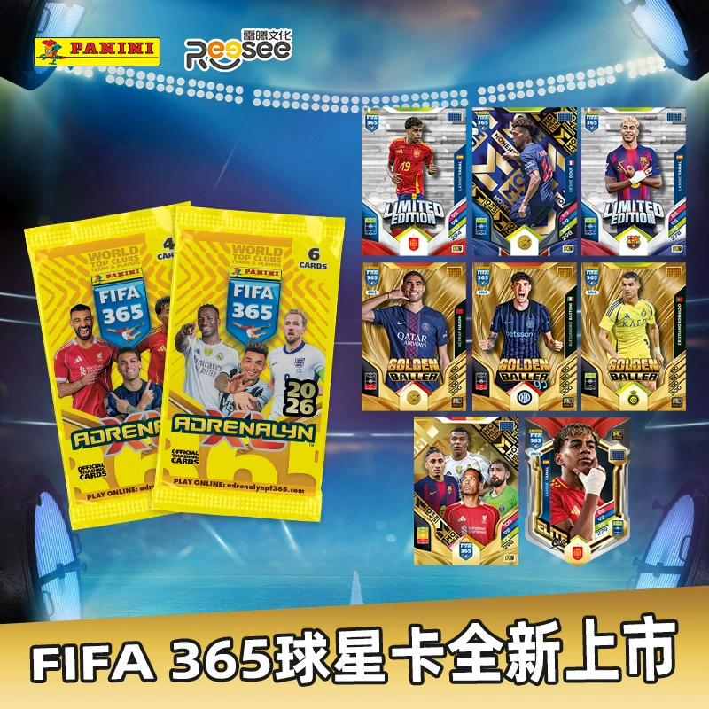 Подлинная карта звезды Paninii FIFA365 2026 новая коллекция Халанд Mbappé с автографом