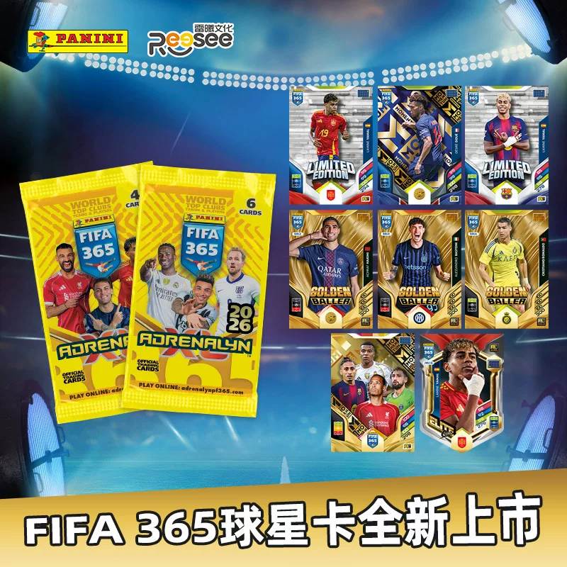 Подлинная карта звезды Paninii FIFA365 2026 новая коллекция Халанд Mbappé с автографом