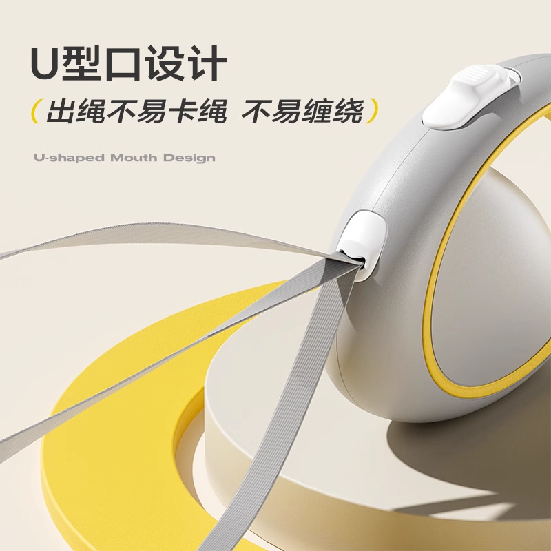 Cuerda de tracción para perros Cadena de perro retráctil automática para perros pequeños y medianos