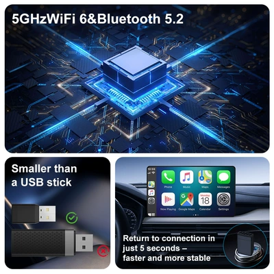 Box Android Auto Car – Simsiz CarPlay və Android Auto