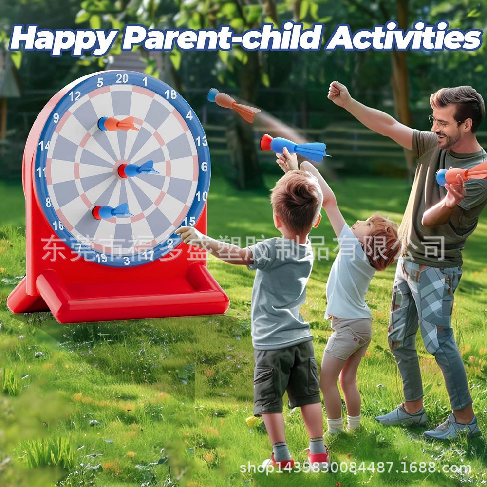 New Inflatable Throwing Dart Board Water Pool Toy Back Garden Inflatable Play Dart Board Set