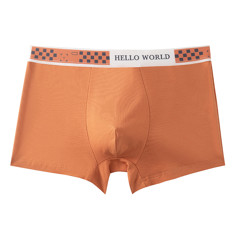 Niños algodón de cuatro ángulos pantalones deportivos sueltos adolescentes niños gran tamaño antibacteriano entrepierna de ángulo plano cabeza de pantalones cortos