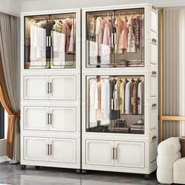 儿童衣柜折叠收纳柜免安装收纳箱家用置物柜玩具储物柜宝宝衣物柜