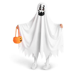 お化け大人マント子供ハロウィン幽霊衣装男の子衣装親子パフォーマンスt飾り白幽霊マント