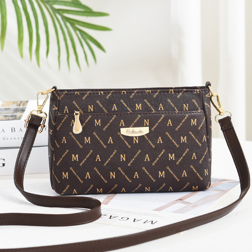 包包女新款时尚潮流韩版大容量妈妈斜跨单肩方包手机女士腰包