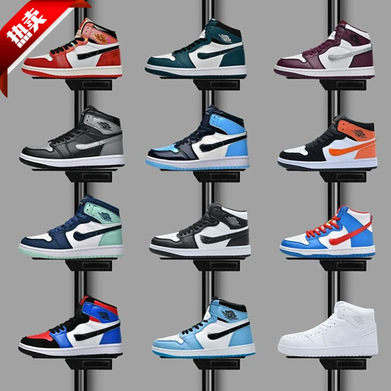 Putian обувь чистая оригинальная aj мужская обувь баскетбольная обувь женская обувь колледж синий черно-белый панда aj1 высокая спортивная повседневная обувь