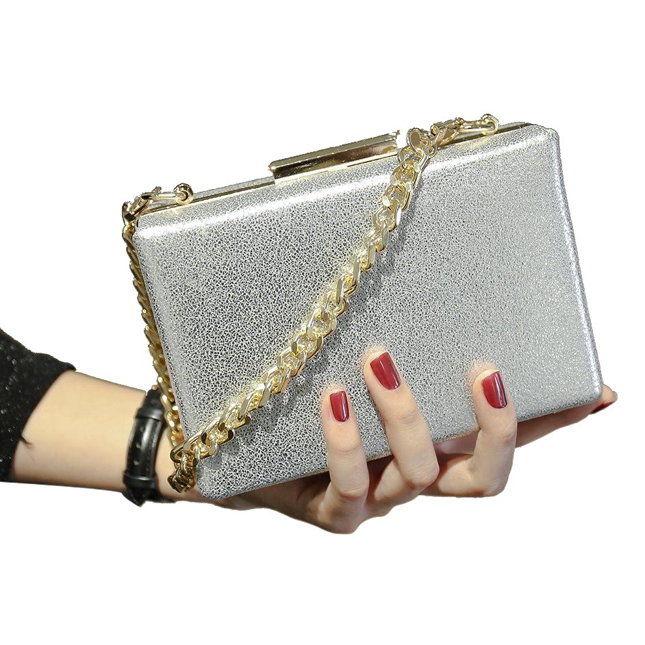 Estilo europeo y americano pu bolso de noche de mano pequeño bolso cuadrado retro cheongsam bolso simple moda bolso de mujer comercio electrónico transfronterizo Venta caliente