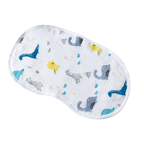 10-layer newborn pure cotton pillow, baby cloud slice pillow, baby sweat-absorbent newborn baby children gauze breathable flat pillow