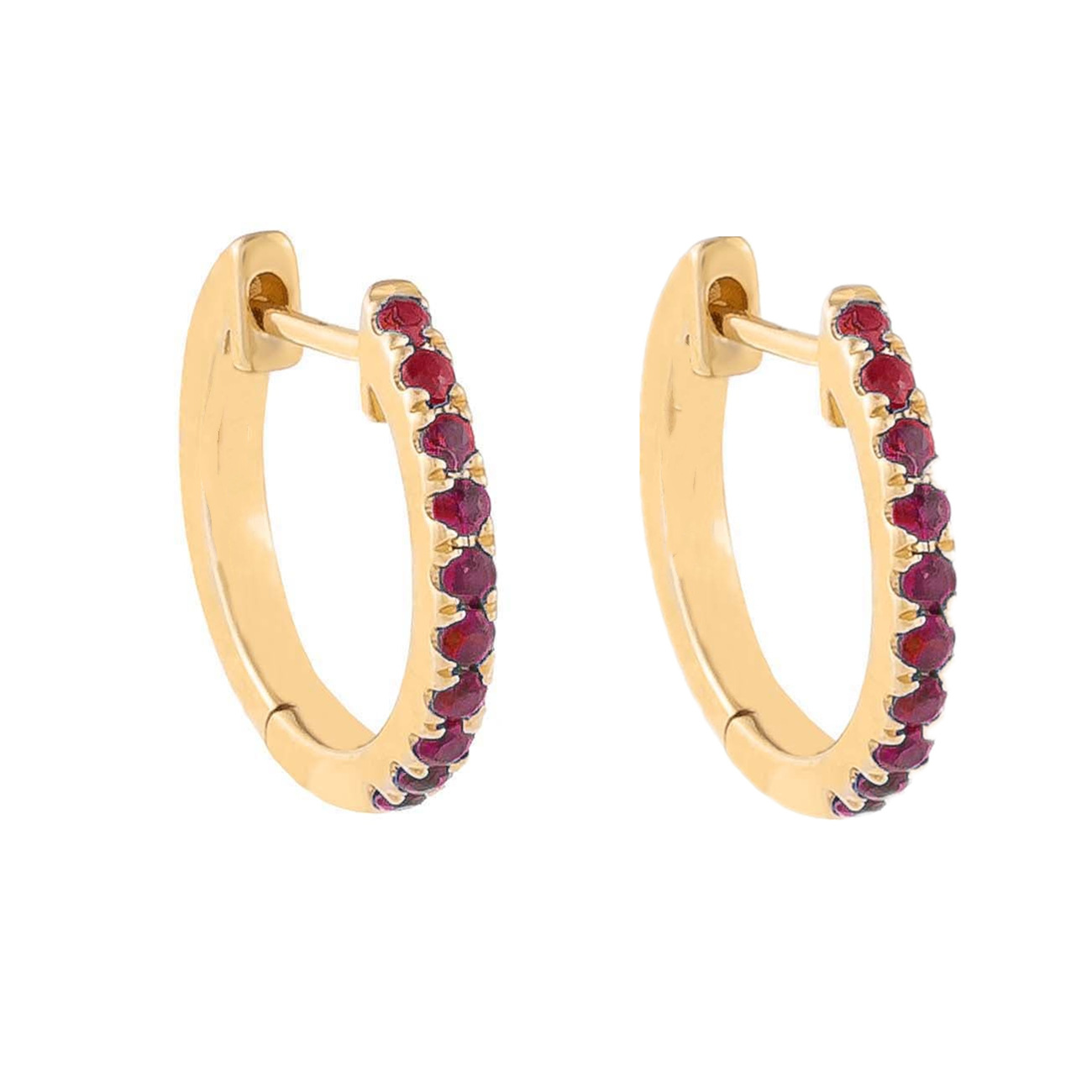 14K-Gold-Magenta-Huggie-Earrin