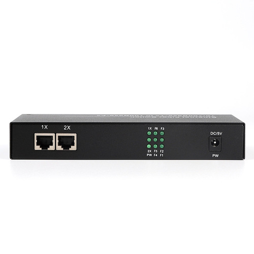 A 100Mbps 6G 2T Ethernet switch, single-mode single-fiber fiber optic transmitter/receiver for video surveillance, one unit of photoelectric converter.