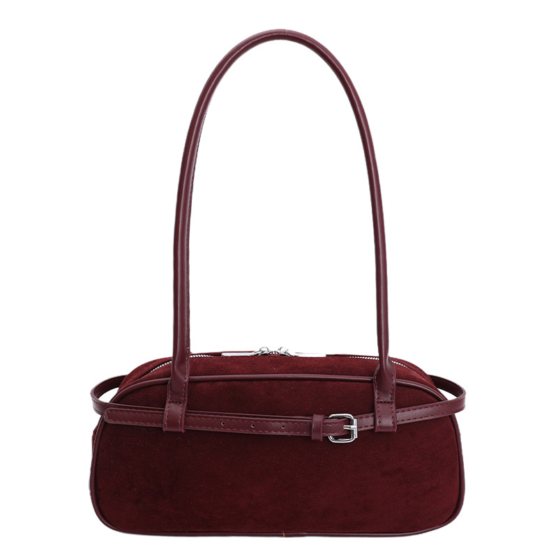 Meilad retro bolso de palo para mujeres otoño y invierno 2025, nuevo bolso coreano para viajar, bolso de hombro universal para la braza.