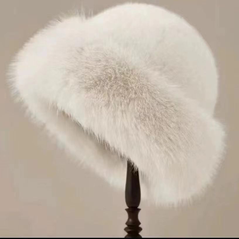 200g Weight Beanie Hat Hats Type Daily Occasion Polyester Material Solid Color Pattern Autumn&Winter Season Women's Gender Simple Style, IG Style Style Eaveless Rim Winter Woolen Hat Women's Autumn And Winter Korean Warm Hat Fashion Solid Color Face-Looking Little Wild Mongolian Hat Thickened 11