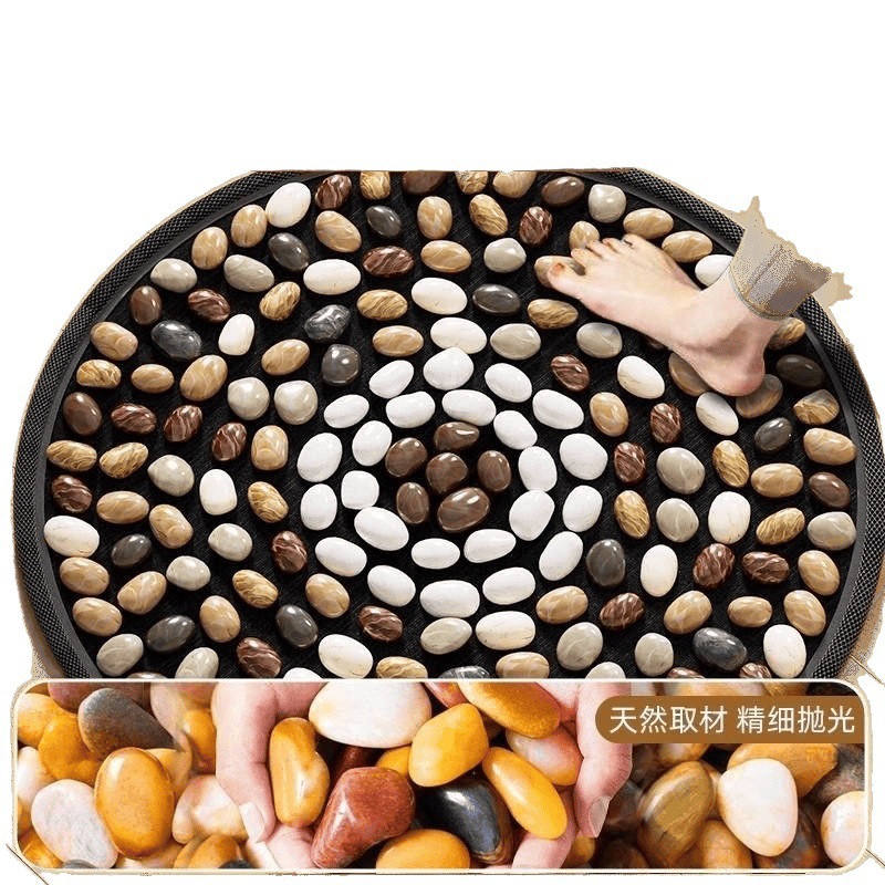 Fingerprintboard ultra-trotting piedras pedal masaje almohadilla de pies medicina tradicional china meridianos pedal almohadilla de pies circular interior recomendada