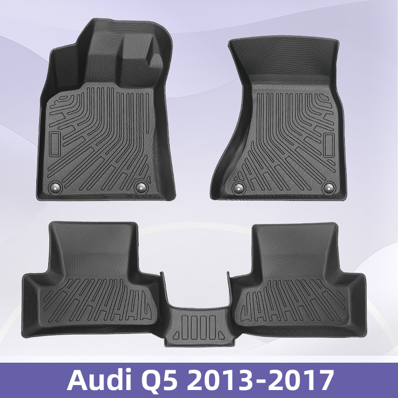 Aplicable a Audi Q5 2013 - 2017 TPE 3D todo el tiempo material estera del maletero estera interior