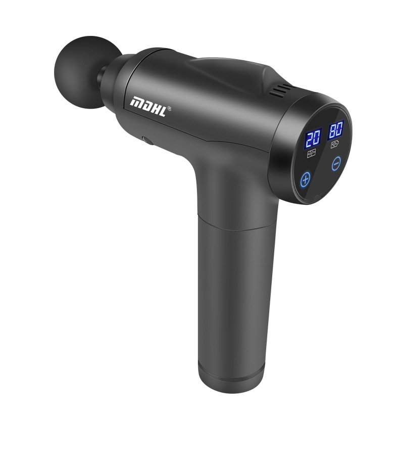 Transfronterizo dedicado eléctrico masajeador de mano inalámbrico fascial pistola hogar vibración de alta frecuencia inteligente masajeador fascial agarre