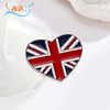 Music electronic brooch, piano lapel pin, pin heart-shaped, wholesale