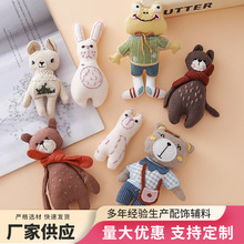 简约卡通小熊发夹2025新款童趣侧边夹儿童百搭发饰鸭嘴夹头饰发卡