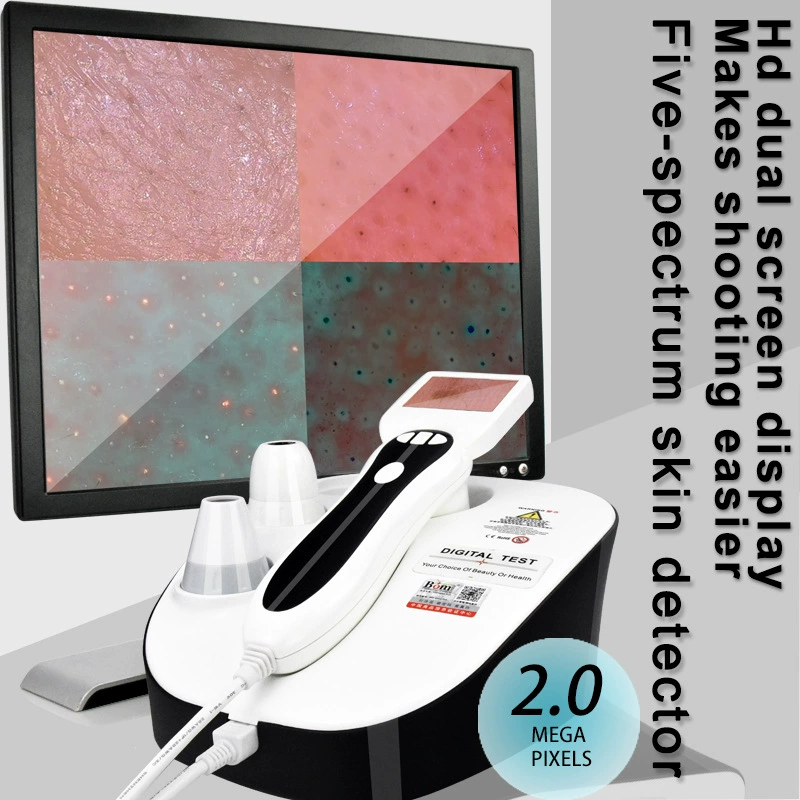Пятиспектральный анализатор кожи типа «телевизор» для салонов красоты и клиник, для диагностики кожи лица и кожи головы (трансграничный)
