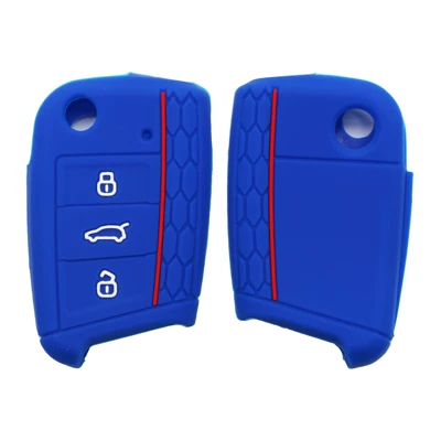 Applicable to Volkswagen Golf Static Rod/Key Bag - blue-red-lines