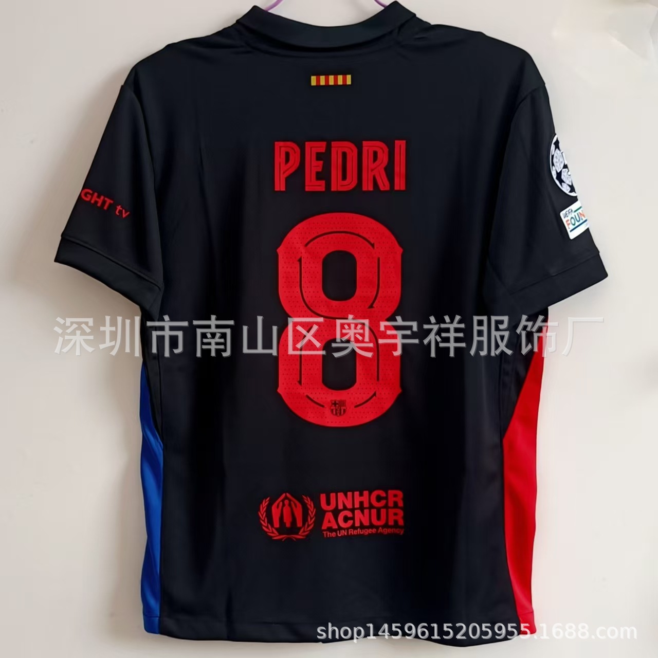 Venta al por mayor 24-25 Barcelona Real Madrid camiseta No. 19 Yamal No. 20 Olmo No. 9 Mbappé camiseta de fútbol