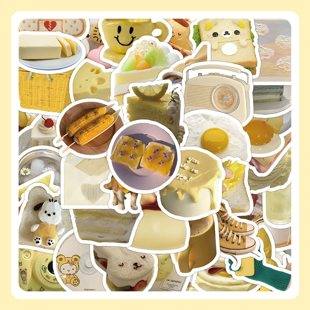 Sticker Pack, multi-design aesthetic stickers, 8×8 cm high-quality sheets, assorted counts 60–103 pcs