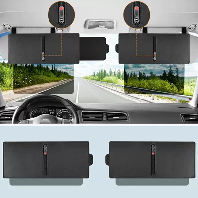 anti-glare shield, anti-glare three-sided – Sun shade