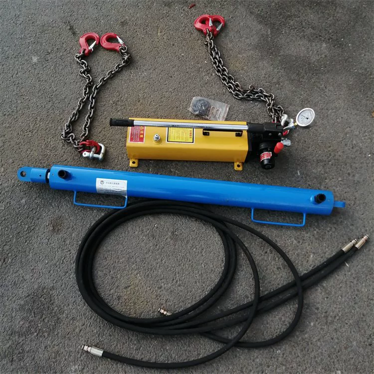 Ручной гидравлический натяжитель цепи для скребкового конвейера Zhongsheng Mining 40T, оборудование для ручного гидравлического натяжения цепи 10T