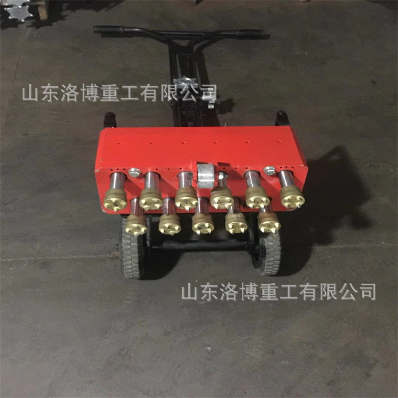 地面凿毛机 悬挂式混凝土凿毛机 手推式11头桥梁高速地面拉毛机