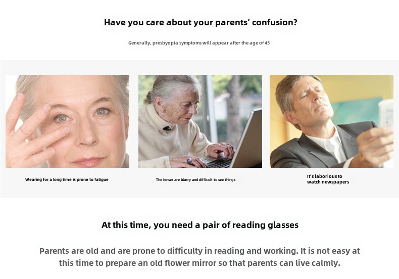 Blue Light Blocking Reading Glasses For Women Elegant Frame_voghion.com