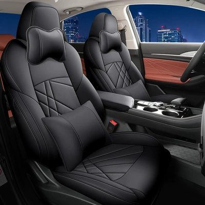 Modelə uyğun (Original) oturacaq örtükləri – Cushion Seat Cover - tourmaline-black-deluxe-edition-note-the-model-year-rear-half-package