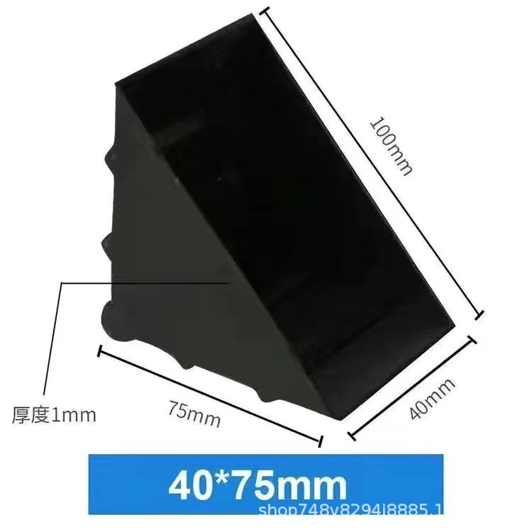 Embalaje de muebles triángulo anticolisión protección de esquina de plástico vidrio mármol protección de esquina de plástico fabricante