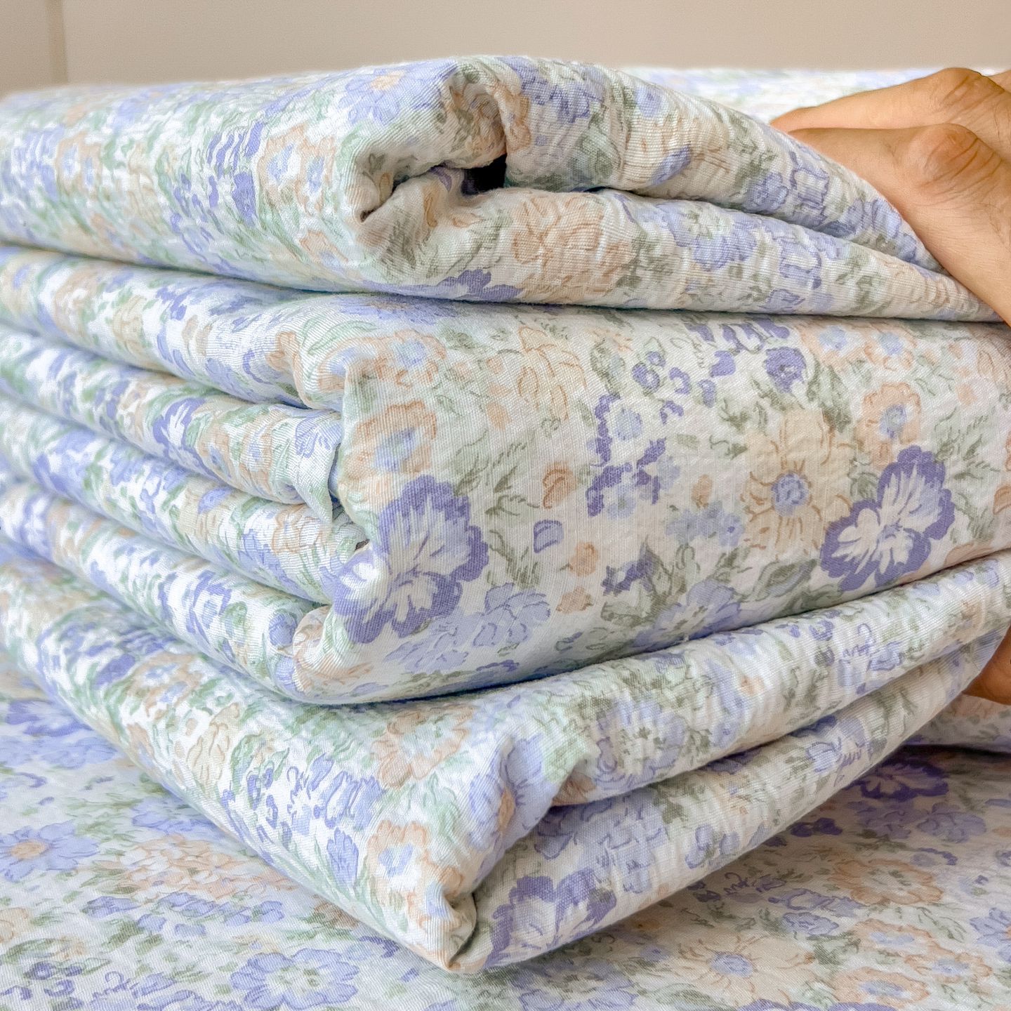 2025 nuevo conjunto de cuatro piezas de cama de doble hilo, sábanas de cama de dormitorio de tres piezas de cama