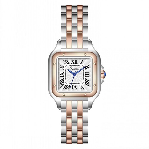 Women's Square Small Table Thin Women's Watch Roman Solid Steel Strap High-End Brand Waterproof One-Time Shipping