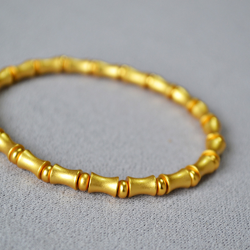 Retro Simple Style Classic Style Solid Color Brass Bracelets Bangle In Bulk display picture 14