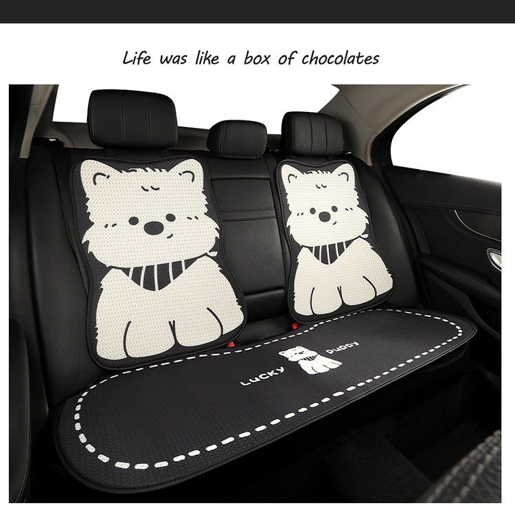 Car seat cushion for all seasons, goddess-style seat pad, summer breathable and ventilated seat cover, high-end non-slip new seat cover