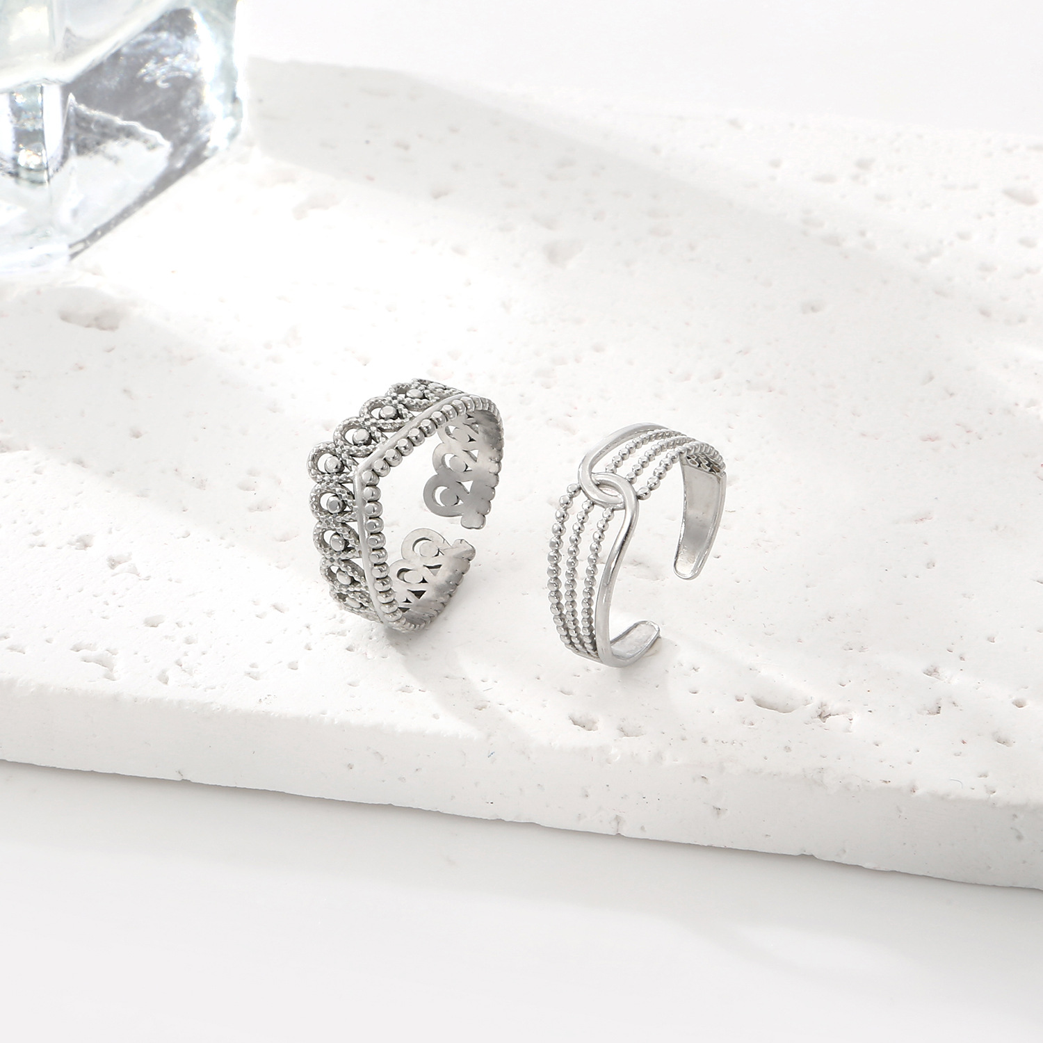 Designer Crown Ring For Women In Titanium Stainless Steel Non-fading_voghion.com