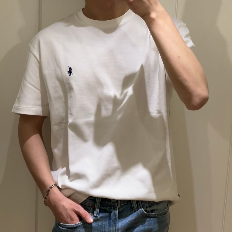 Foreign Trade T-shirt LF Paul Pony Embroidered Women's Round Neck Short-sleeved Cotton Half-sleeved Men's Sweater All-match Base Shirt Trendy