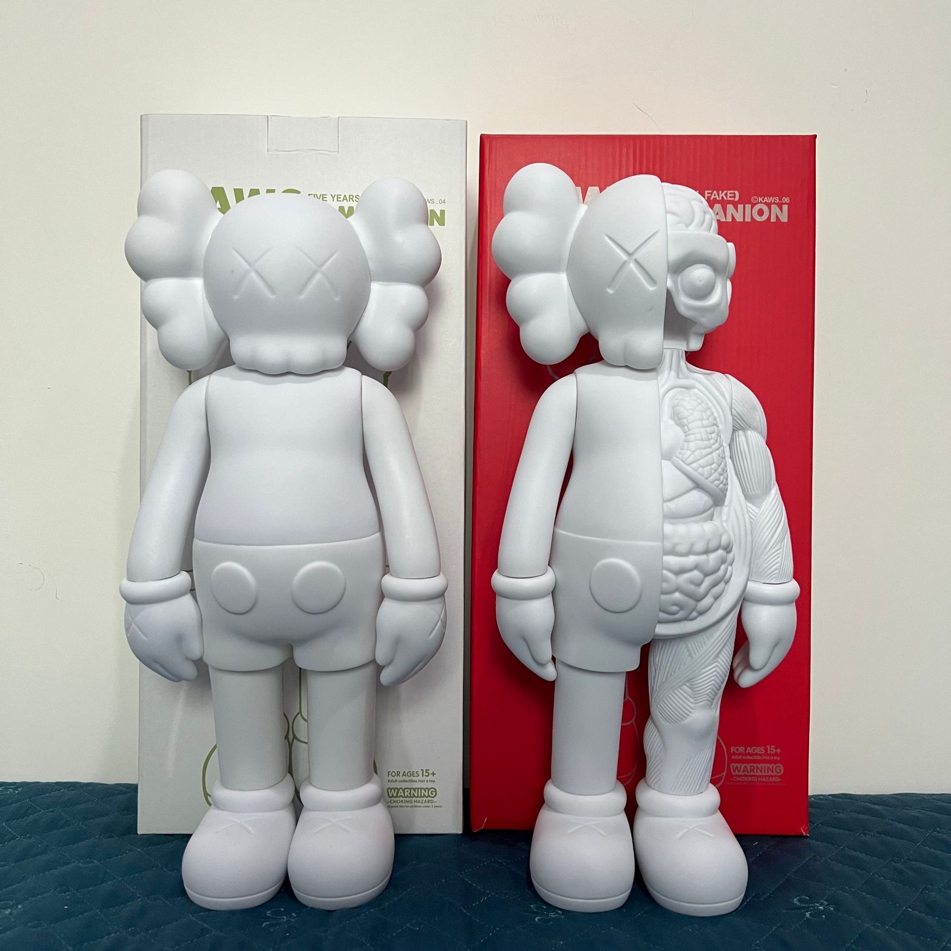 现货 37CM MAND KAWS 白胚 玩偶摆件公仔手办摆件