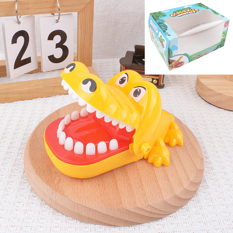 Muerde los dedos, cocodrilo, presione los dientes, apriete los dientes, muerda, descompresión, artefacto, descompresión, juego de mesa, juguetes educativos para niños al por mayor