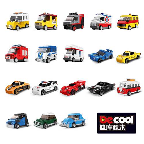 LEGO Duplo Building Toy Recruit Fire Engineering Car Assembly Vehicle Slide Retro Boy Children