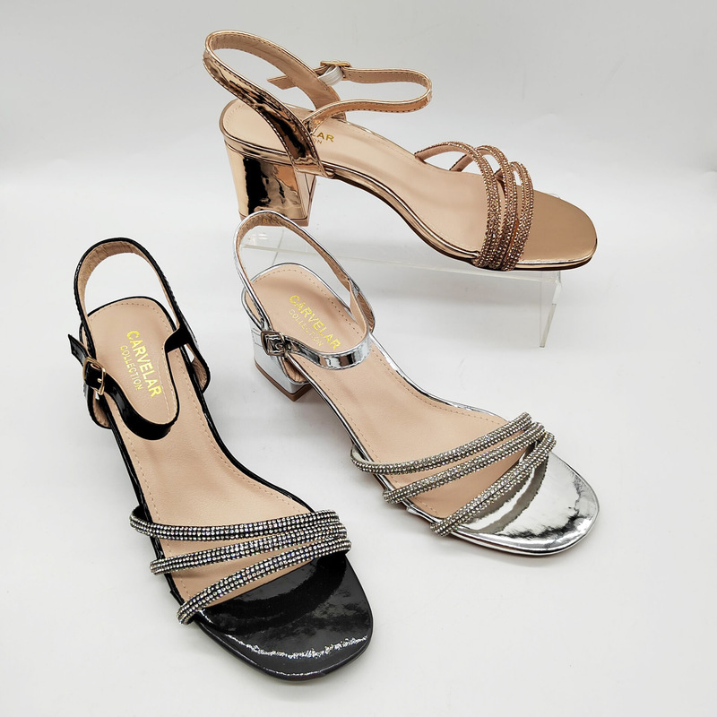 2023 Summer New High Heels Square Heel Open Toe Buckle Fashion All-match Internet Popular Roman Elegant Fairy Style Sandals 2023 Summer New High Heels Square Heel Open Toe Buckle Fashion All-match Internet Popular Roman Elegant Fairy Style Sandals