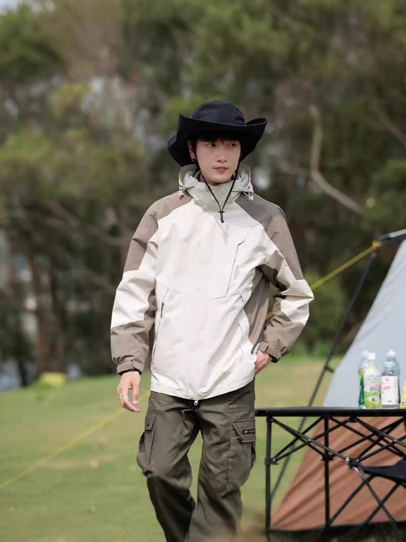 3 대 1 야외 기능 3 증명 충전 재킷 커플 캐주얼 느슨한 작업 재킷